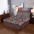 thumbnail image 2 of Juego de ropa de cama de 3 piezas ABPHQTO Funda de edredón Mandalas y 2 fundas de almohada, 2 of 4