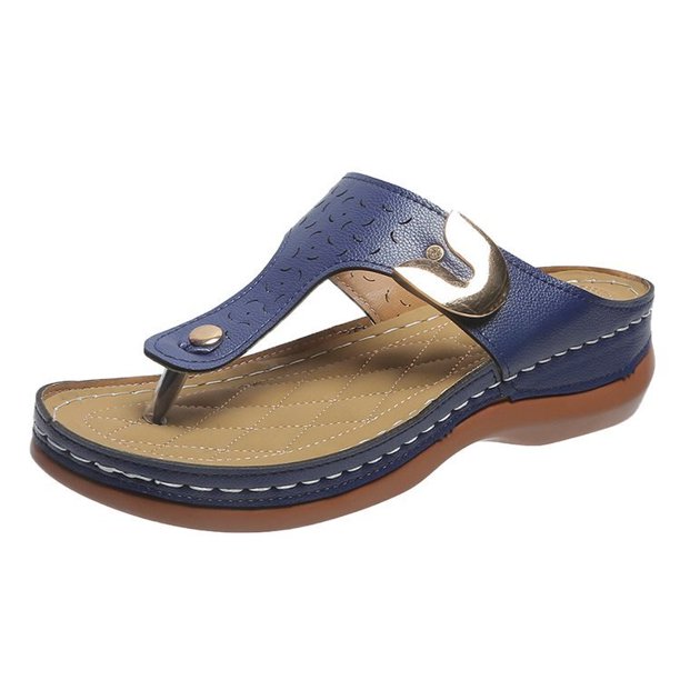 2022 nueva moda de verano, sandalias cómodas informales a la moda para mujer, sandalias planas abiertas de talla grande para mujer, sandalias de playa, zapatos para mujer 39 Gao Jinjia LED