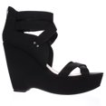 thumbnail image 3 of Womens B35 Samara Strappy Wedge Sandals - Black, 3 of 7