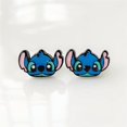 thumbnail image 1 of Anime Cartoon Stich Stud Earrings Gifts For Woman Girl, 1 of 4