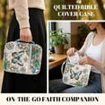 thumbnail image 5 of Xixirimido Bible Cover Case Large Quilted Bible Carrying Case with Handles, Bible Study Supplies & Accessories Christian Gifts for Church, Bohemian Style Mandala Butterfly, 5 of 7