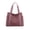 Hot Pink, variant on Canvas Tote Bag for Women, Large Tote Bags for Work and Travel, Spacious Durable Shoulder Bag with Reinforced Handles for Laptop Books Shopping, Brown