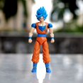thumbnail image 2 of Ainme-figura de PVC de Dragon Ball, estatua de Goku de pelo azul, juguete de modelos coleccionables, 17cm zhangyuxiang LED, 2 of 2