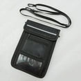thumbnail image 1 of UPOUART Travel Passport Wallet Portable Document Bag Waterproof Black 1Pack, 1 of 8