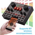thumbnail image 3 of V8S External Live Sound Card with Dual DSP Noise Reduction, 8 Sound Modes & 16 Atmosphere Effects, Supports Dual-Phone Live Streaming & Bluetooth Connection, 1200mAh Rechargeable Battery (Black) –, 3 of 6