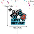 thumbnail image 2 of Cake Topper SugarGera Camión Grande 4.º Cumpleaños, 2 of 5