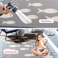 thumbnail image 3 of SAFAVIEH Courtyard Trena Fishes Indoor/Outdoor Area Rug, Dark Grey/Beige, 9' x 12', 3 of 13