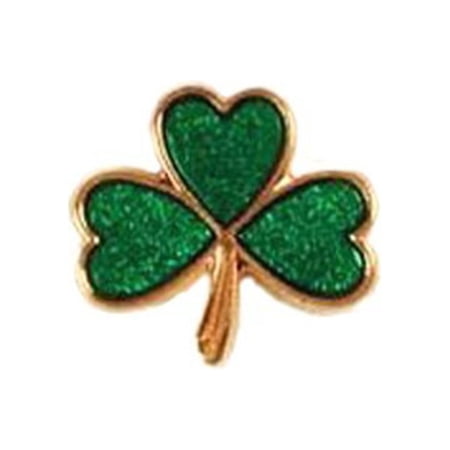 Rhode Island Novelty St Patricks Day Green Sparkling Irish Shamrock Pins
