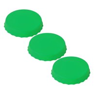 ZOURIH 3 PCS Silicone Soda Can Lids,BPA-Free Reusable Silicone Can Covers, Can Stopper or Protector for Soda,Beer, Drink, Juice, Coke, Beverage, Can Lid, Cover or Protector Quasi Beverage Cans,Green