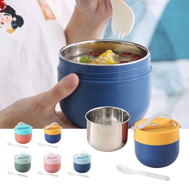 Taza de Sopa de Acero Inoxidable 304 onlyliua Tazón de Sopa Portátil para llevar