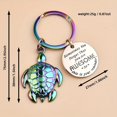 thumbnail image 2 of Five Color Turtle Awesome Keychain For Men, Creative Gift For Men, 2 of 5