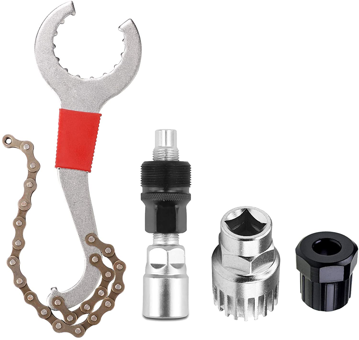 6in1 Bicycle Cassette Removal Tool with Crank Puller and Bottom