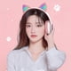 thumbnail image 4 of Black-wireless Bluetooth Headphones Cat Ear Headset With Led Light, 4 of 4