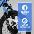 thumbnail image 6 of iYofe 20" Mountain Bike for Boys Girls, Bicycle for Kids with SHIMANO 7 Speed, Shock Absorbing Front Fork, Lightweight Bikes with V-Brakes for Outdoor Adventure, Blue, 6 of 9
