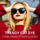 thumbnail image 5 of Gafas de sol de ojo de gato de gran tamaño, polarizadas, protección UV400 para mujeres, gafas de sol estilo ojo de gato vintage extra grandes, montura TR90, 5 of 8