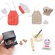 thumbnail image 2 of Accesorios de decoración en miniatura para casa de muñecas, corona de trineo para árbol de Navidad, elfo, Serie de Navidad（23, 2 of 5