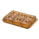 thumbnail image 4 of Plato de frutos secos, snacks, plato, caja de almacenamiento de alimentos, oro 6 rejillas, 4 of 9