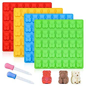 Cavity Gummy Candy Maker Ice Jelly Silicone 48 Tray Mould gr Bear Mold Chocolate