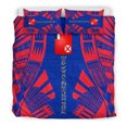 thumbnail image 1 of Wallis And Futuna Duvet Cover Set - Polynesian Tattoo Flag, 1 of 3
