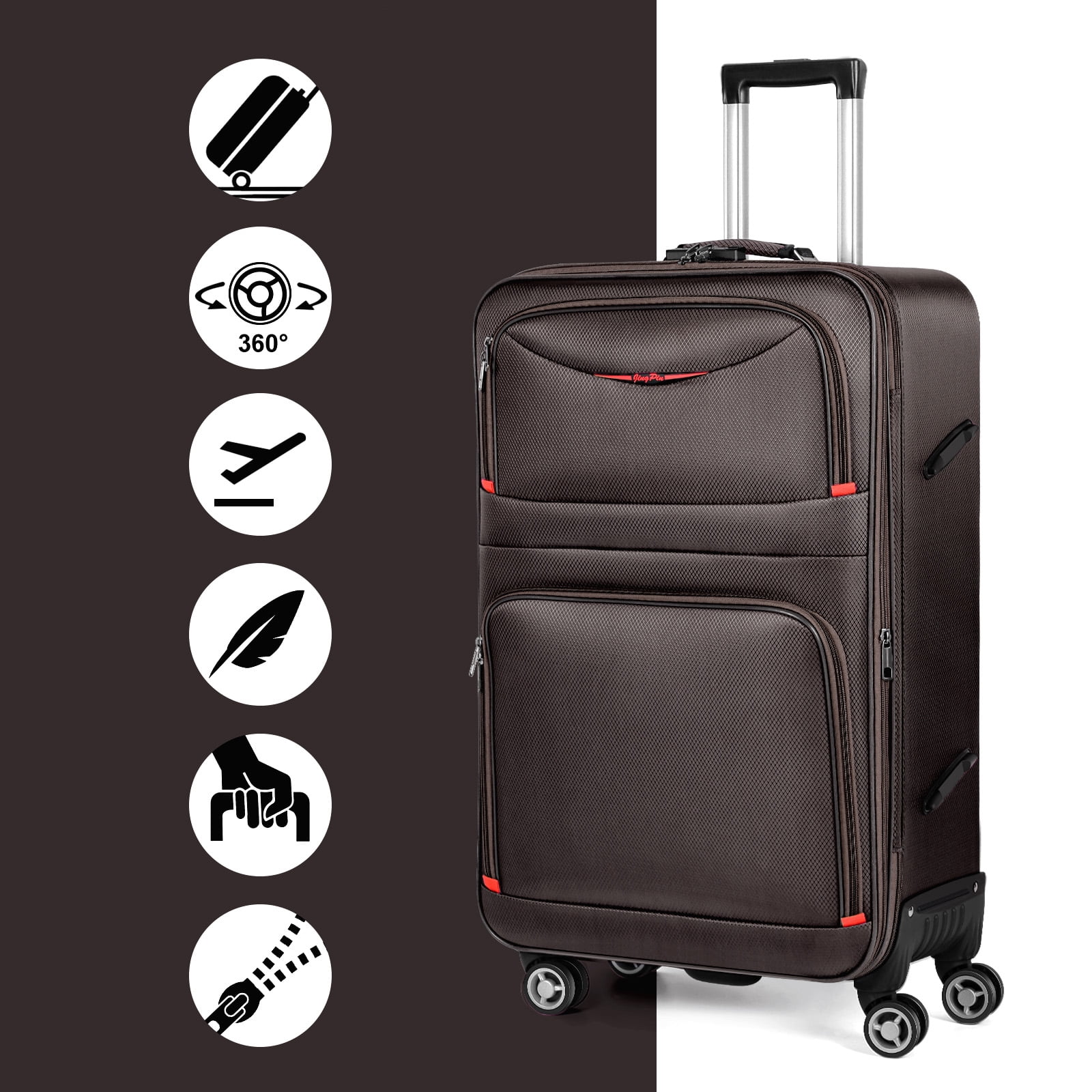 Hikolayae Jingpin Carry Baggage Collection: 3-Piece Softside