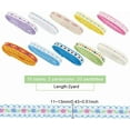 thumbnail image 3 of 20 Yards 10 Colors Jacquard Ribbon Trim 1/2" Embroidery Flower Trim Polyester Sewing Lace Trim for Bowknot DIY Art Craft Supply Home Party Decor Scrapbooking Gift Wrapping, 3 of 10
