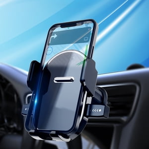 COFEST Charming decor For less Universal Car Vent Mount Cell Phone Holder, 360° Rotating, Strong Grip, Compatible with 4.5-6.5 Inch Phones Black