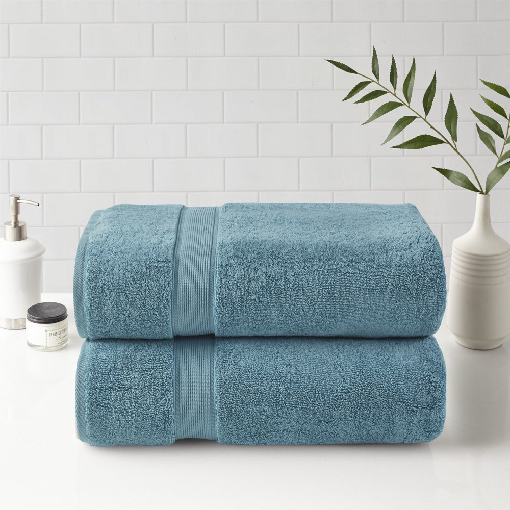 Home Essence 800gsm 100 Cotton Bath Sheet Antimicrobial 2 Piece Set