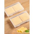 thumbnail image 2 of Butter Cheese Storage Box With Flip Lid Portable Refrigerator Fruit Vegetable Fresh-Keeping Packaging Box Transparent Cheese Container For Restaurant Kitchen Supplies Kitchen Accessorie, 2 of 5