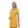 thumbnail image 2 of Women's Casual Dress Loose Fit V-Neck Nightgown Short-sleeved V Neck by Lunarable, 2 of 2