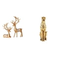 thumbnail image 1 of Escultura de ciervo, estatua de resina, figura de animal, adorno de mesa, reno moderno, , decoración para el hogar, ideal para dormitorio, sal, 1 of 8