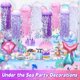 thumbnail image 3 of Juego de Linternas de Papel, 8 Piezas de Medusas Decorativas para Fiestas Submarinas, Linternas de Medusas Moradas., 3 of 5
