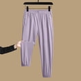 thumbnail image 6 of Womens Travel Pants Active Unisex Quick Drying Cool Stretch Pants With Zipper Pockets Breathable Loose Nylon Spandex Purple S, 6 of 8