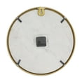 thumbnail image 6 of DecMode 16" Gold Marble Wall Clock with White Face, 6 of 7
