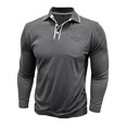 thumbnail image 5 of Men’s Lapel Button T-Shirt Casual Business Everyday Top, 5 of 8