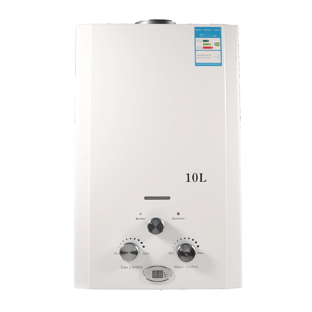 JLLOM Hot Water on Demand: Upgrade Your Home with a Natural Gas Tankless Water Heater - 20KW Power