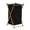 Black/Bamboo, variant on Household Essentials X-Frame Bamboo Hamper, Washable Black Liner and Bamboo Frame, Eco-Friendly and Renewable, Folds for Storage, Simple and Chic, Natural