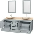 thumbnail image 3 of Wyndham Collection Wcv800080doyivm24 Acclaim 80" Double Vanity Cabinet Set, 3 of 7