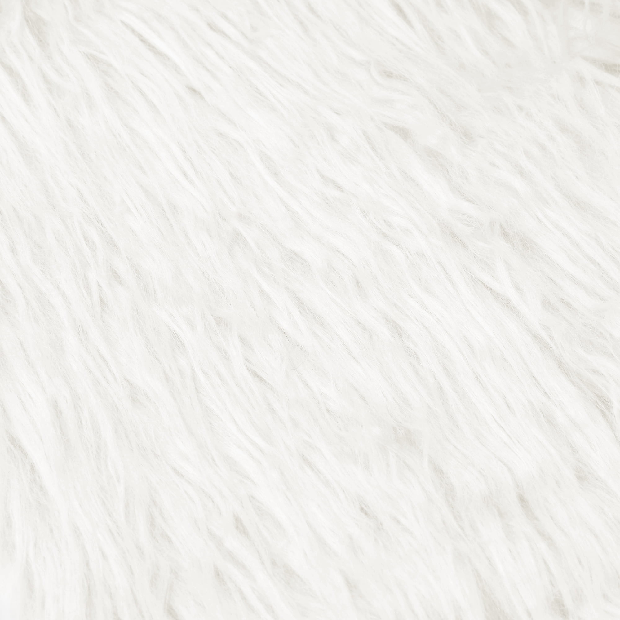 Unique Bargains Faux Fluffy Zipper Closure Cushion Covers Throw Pillow Covers (2 Count) White 18" x 18"