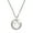Silver, variant on Silver-tone Squirrel - Class of 2026 Affirmation Ring Necklace, 23"