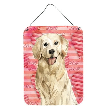 Love a Golden Retriever Wall or Door Hanging Prints