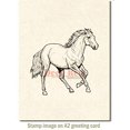 thumbnail image 3 of Deep Red Stamps Wild Horse Rubber Stamp, 3 of 4