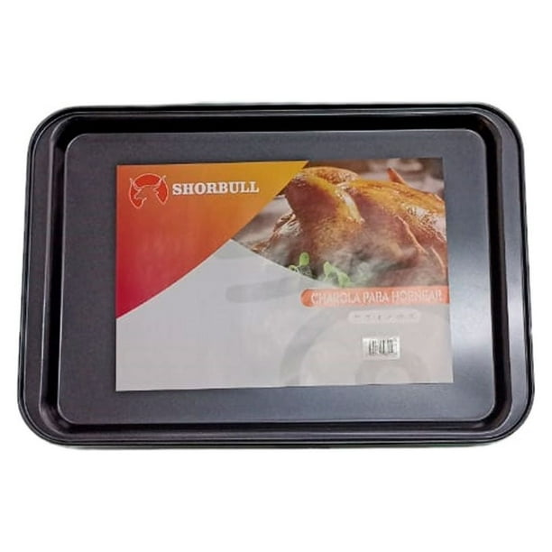 Charola para hornear Mediana 42.5X28.5X2.5cm SHORBULL Shorbull Charola galletera