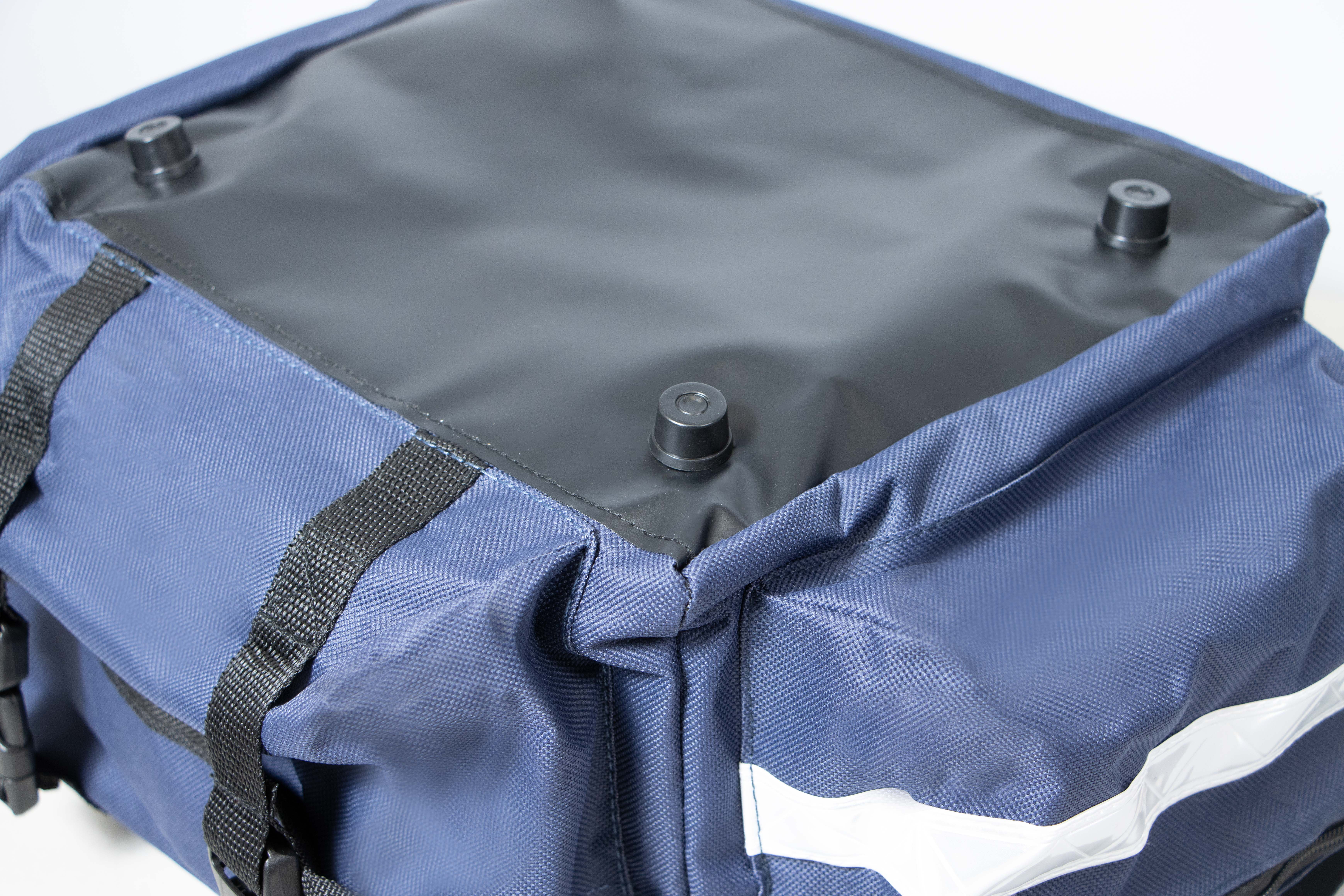 Primacare KB-RO74-BWM First Responder Bag for Trauma, Professional Multiple Compartment Kit Carrier for Emergency Medical Supplies, Blue, 16 x 12.7 x 3.3 inches
