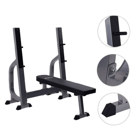 Costway Weight Lifting Flat Bench Fitness Workout Sit Up Board Home Exercise