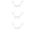 thumbnail image 4 of Minnieouse Doce signos del zodiaco carta tema amistad collar elegante cómodo encanto colgante para amantes festival regalos cáncer plata Type1 NO1 Minnieouse CBP222052, 4 of 6