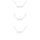 thumbnail image 2 of Collar de amistad Qarigey Doce signos del zodiaco Cáncer Plata, 2 of 6