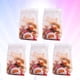 thumbnail image 2 of 50 Uds. Bolsa de envoltorios de dulces de Navidad bolsa de galletas con patrones de Papá Noel bolsa de pastelería de bolsillo plano impresión de galletas horneadas papel de regalo, 2 of 7