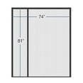 thumbnail image 3 of Magnetic Screen Door, Heavy Duty Polyamide Mesh Door Screen With Double Sided Left Opening Magnets For 72X80In Doors, Including 1 Screen Door And 1 Adhesive Hook And Loop Tape, 3 of 5