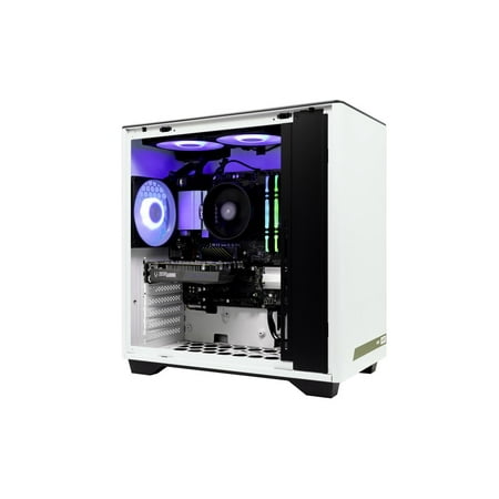 ZOTAC MEK AI Enhanced Gaming Desktop PC, AMD Ryzen 5 5500, Nvidia GeForce RTX 3050, 16GB DDR4 RGB, 500GB NVMe M.2 SSD, Windows 11 Home 64-bit, MEK3050A55000V6
