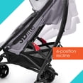 thumbnail image 4 of Summer Infant 3Dlite Convenience Stroller, Gray - Lightweight Stroller with Aluminum Frame, Large Seat Area, 4 Position Recline, Extra Large Storage Basket - Infant Stroller for Travel and More, 4 of 5